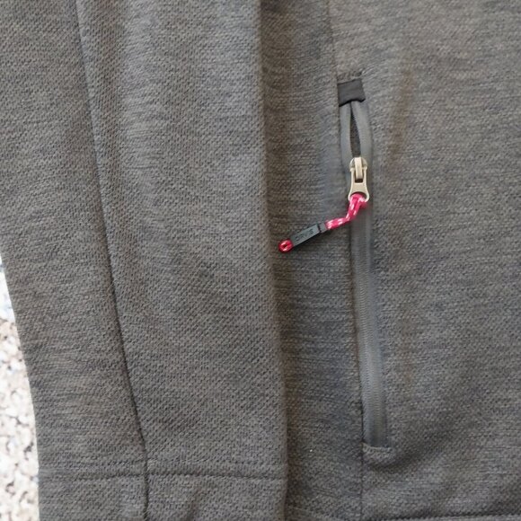 ORVIS Men’s Medium Gray Fleece Full Zip Front Pocket Jacket/Sweater - Picture 4 of 7